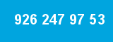 926 247 97 53 926 247 97 53